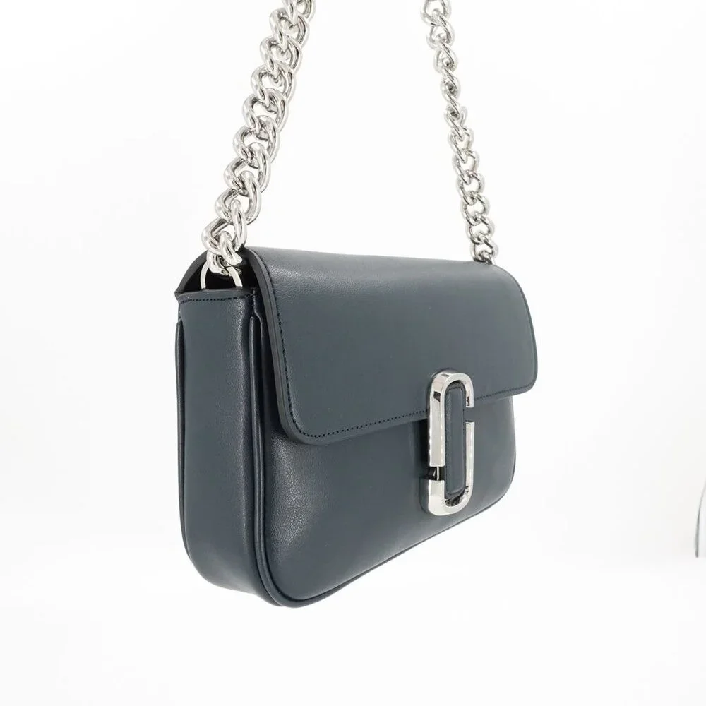 Marc Jacobs Women's The J Marc Crossbody Shoulder Bag Blue Sea OS